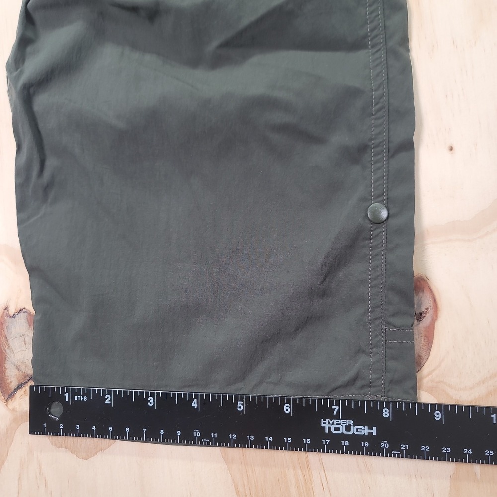 REI Co-op Sahara Cargo Hiking Pants Mens 36x32 Olive Green Roll Up Leg Stretch - Picture 10 of 16